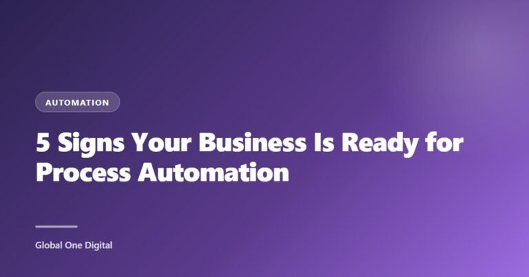 5 Signs Your Business Is Ready for Process Automation